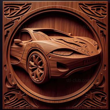 3D модель Tesla Roadster (STL)